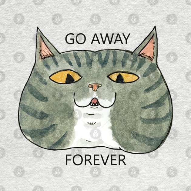 Go-Away Cat by famousdinosaurs